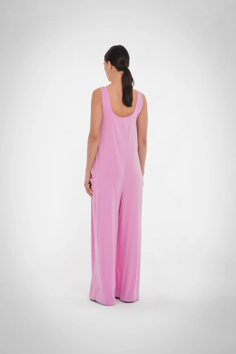 Claire Jumpsuit in Fondant Pink