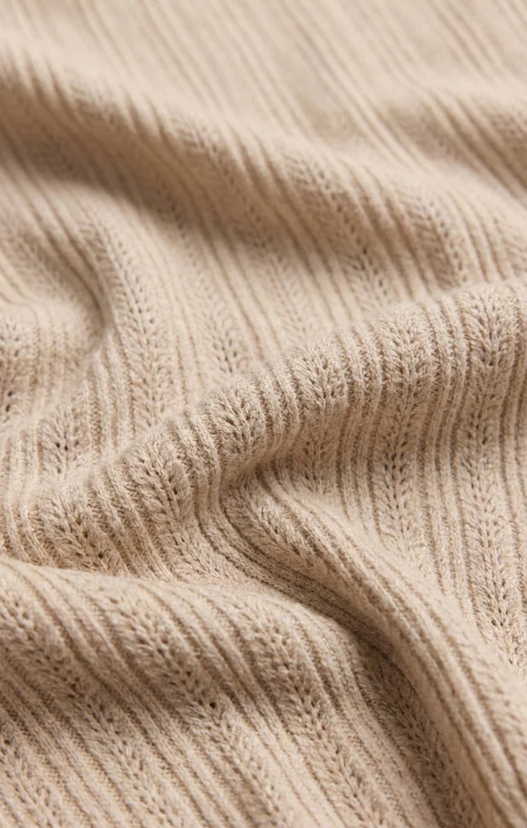Landa Pointelle Top in Cloud