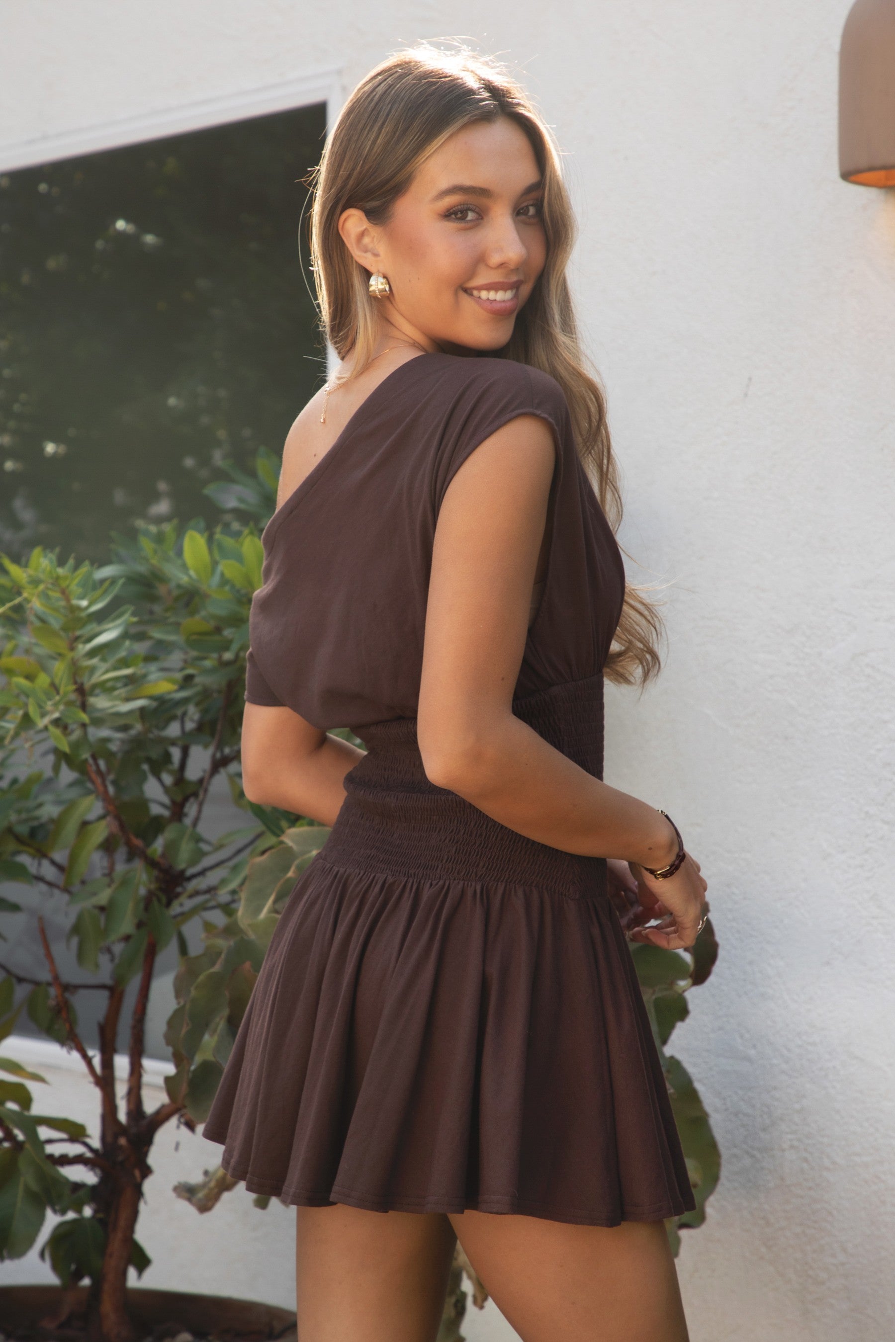 Asha Asymmetry Min Dress