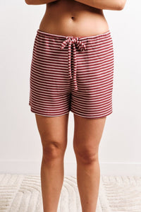 Chloe Stripe Short | Gradient Red
