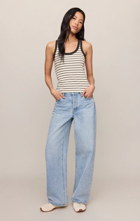 Rowe Striped Scoop Tank | Cloud