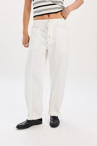 Villa Drawstring Barrel Leg Pant | Lamb