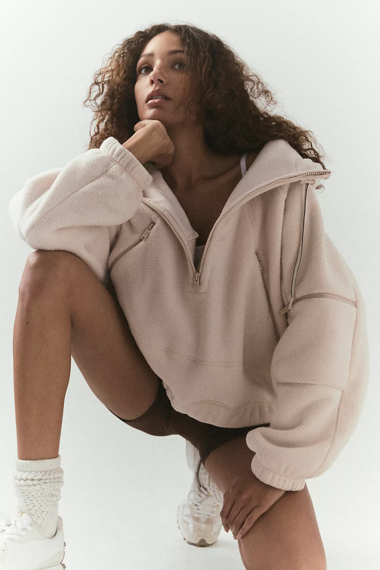 Wild and Free Fleece Pullover in Cashmere