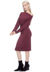 Demi Dress in Merlot