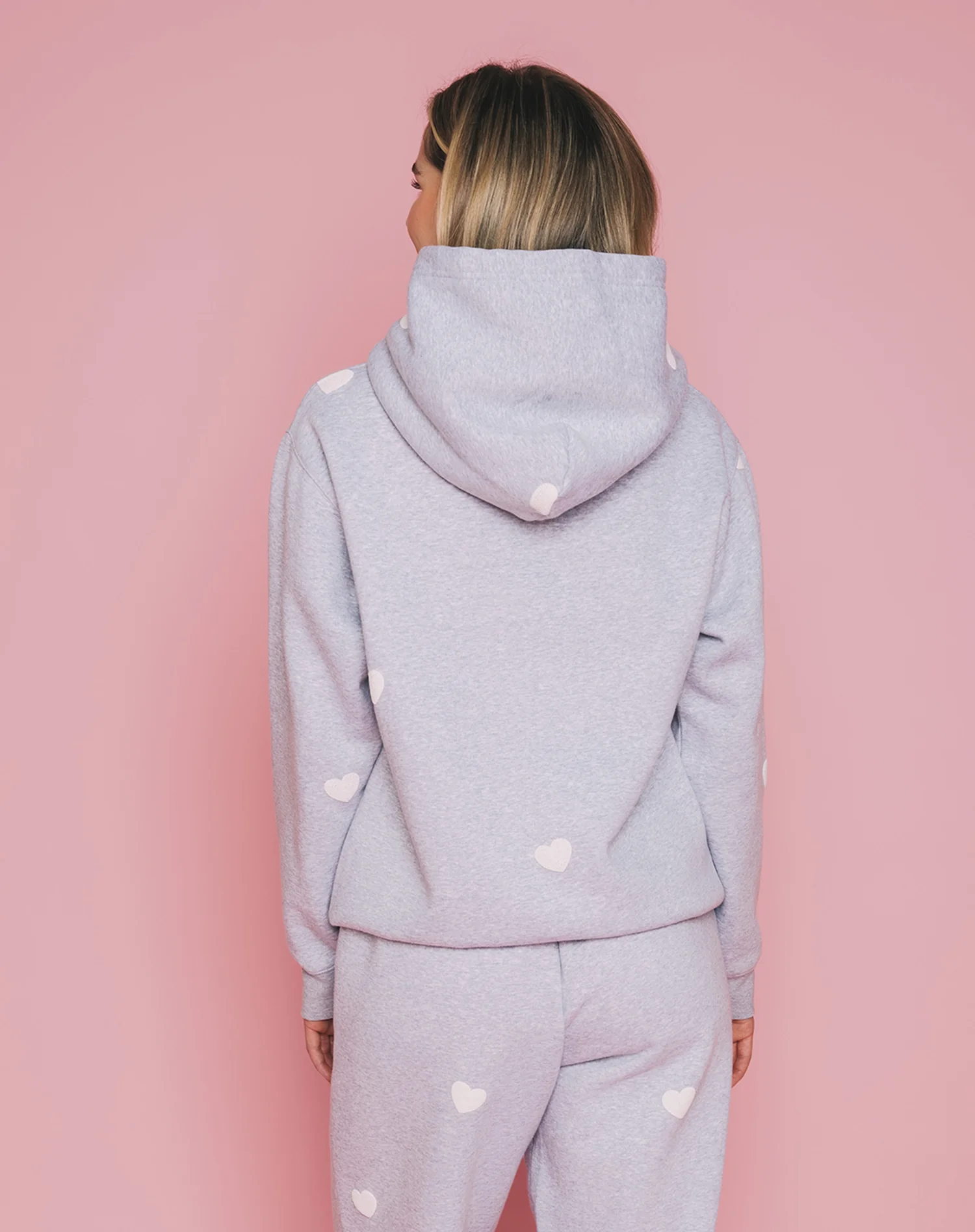 All Over Heart Classic Hoodie