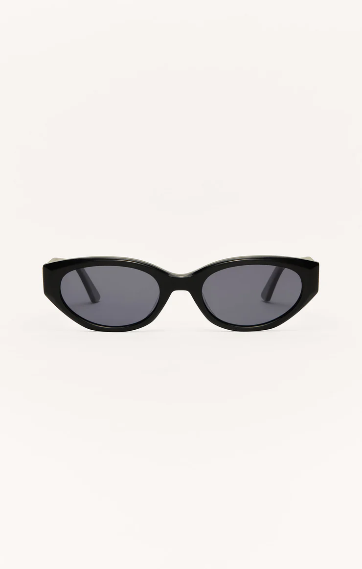 Heatwave Polarized Sunglasses in Black Gloss