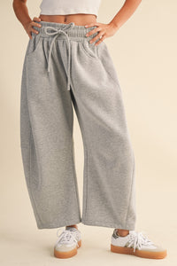 Barrel Sweats in Grey