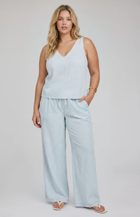 Camille Pant in Blue Stripe