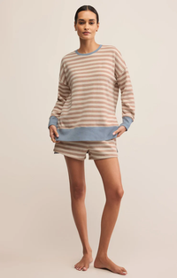 Layer Up Stripe Lounge Set | Evening Sand