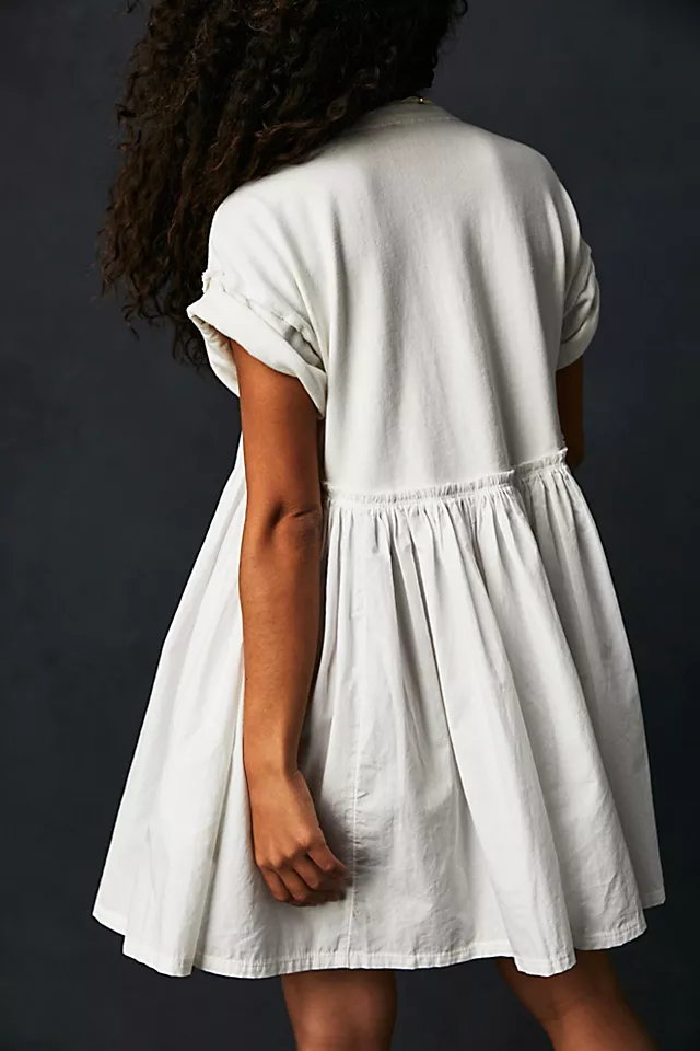 Catalina Mini Dress in White