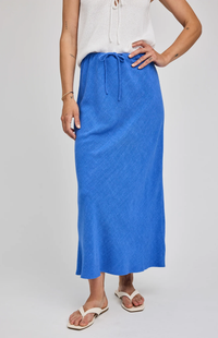 Cassia Linen Skirt | Riviera