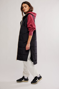 On The Move Packable Puffer Vest | Black