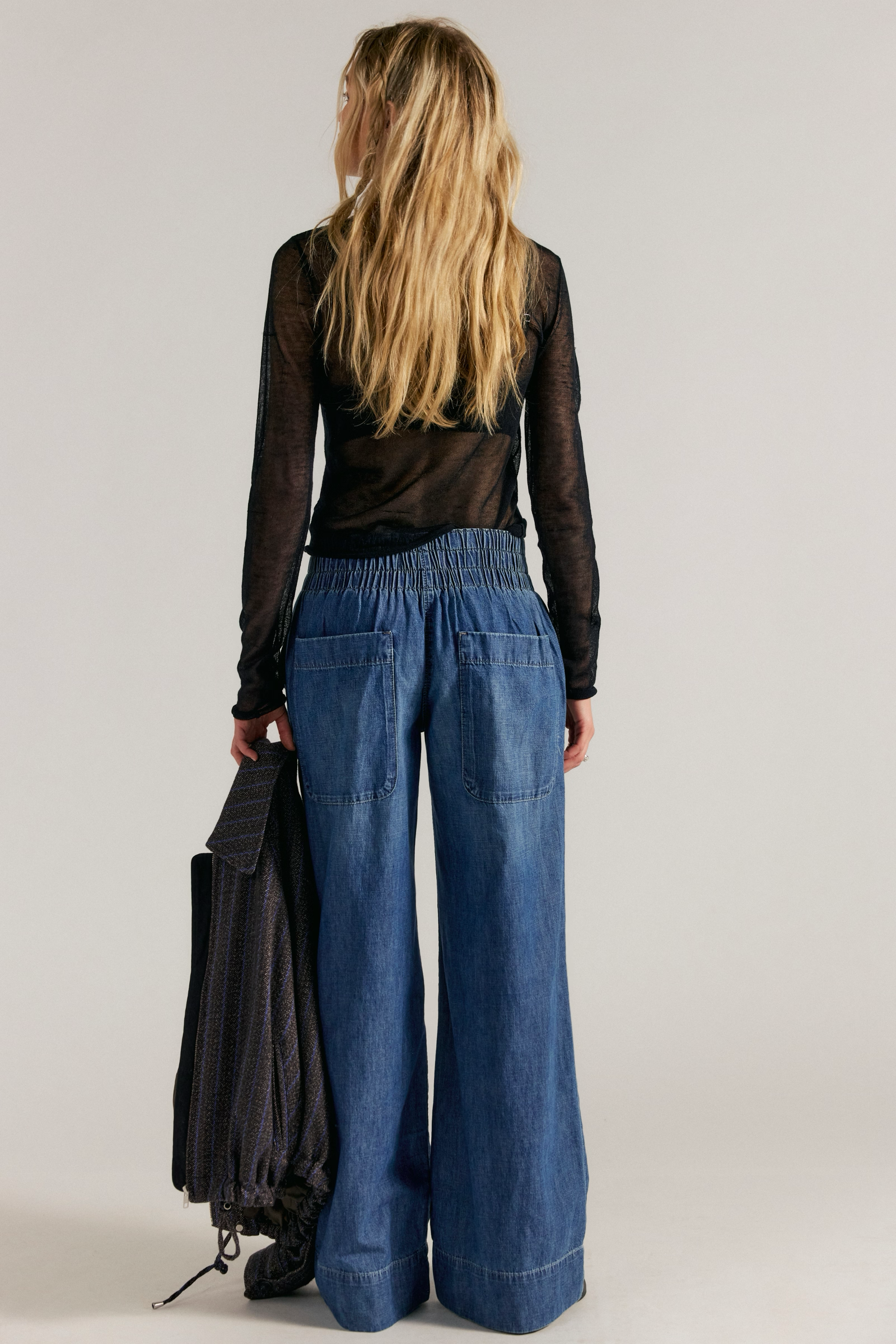 WTF Breezy Denim Pull-On Jeans | Cobalt Blue