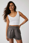 Solid Rib Brami | White