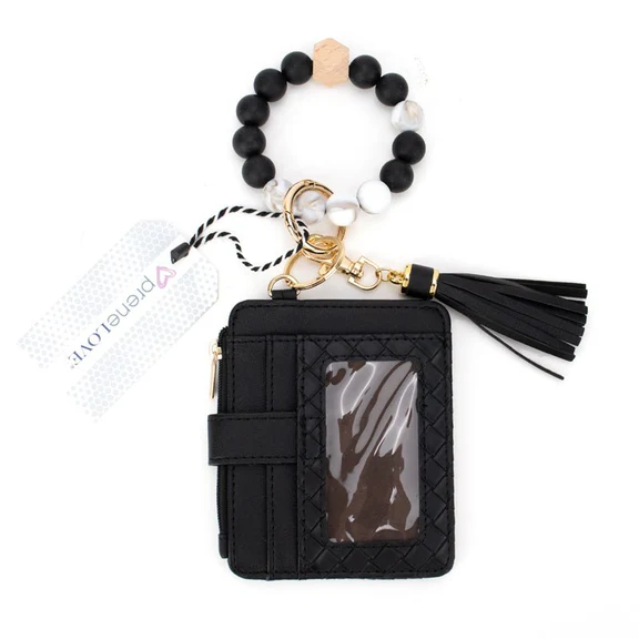 Calgary Bracelet Card Case In Black