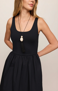 Johanna Midi Dress in Black