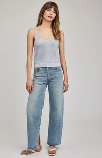 Lizzie Knit Tank | Chambray