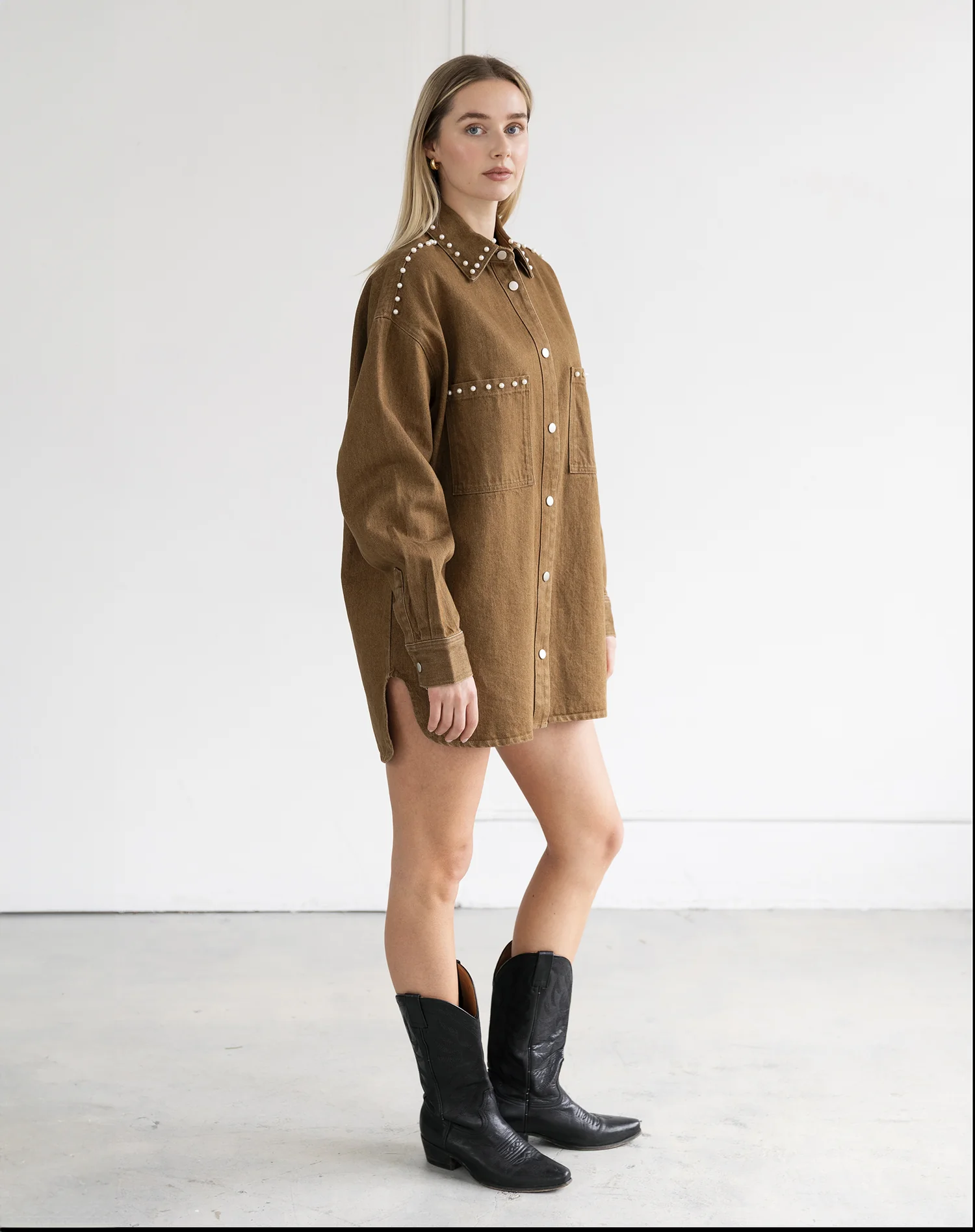 Pearl Shania Jacket | Khaki