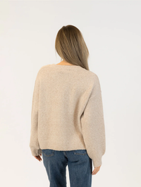 Bows Sweater in Beige