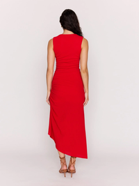 Rosa Drawstring midi Dress