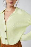 Ella Sweater Shirt In Key Lime Pie