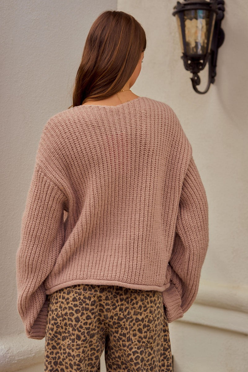 Marni Gold Button Cardigan In Latte