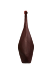 Knot Leather Shoulder Bag in Auggie Maroon