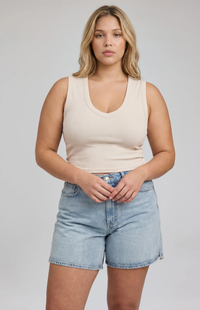 Crawford Tank Top | Alabaster