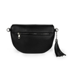Kimberley Vegan Leather Sling Crossbody in Black