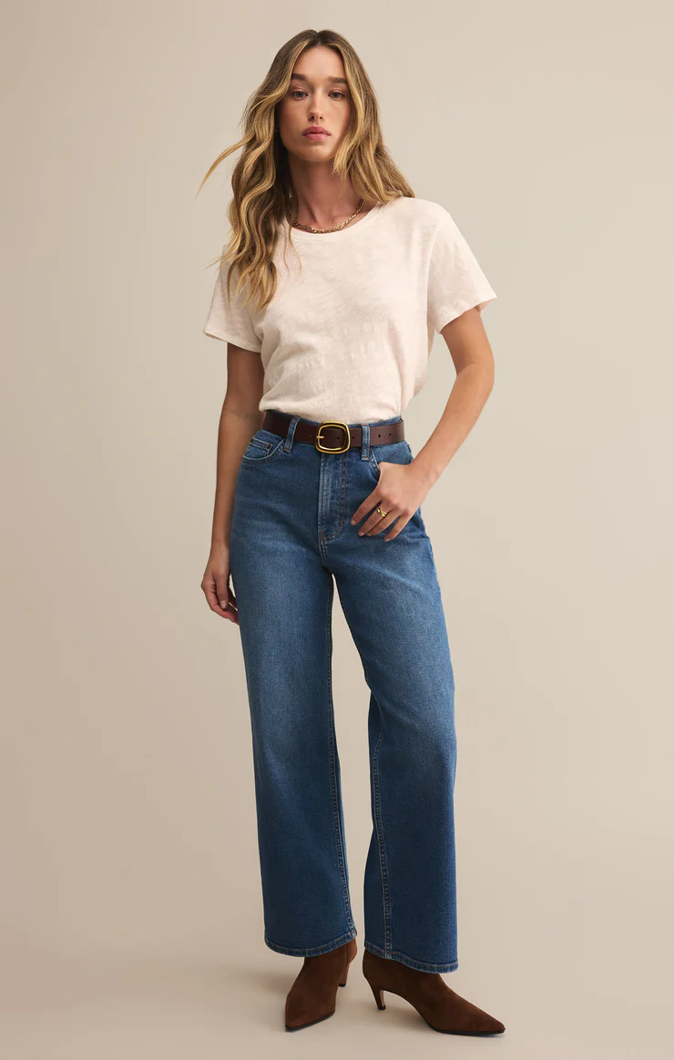Foundation Slub Tee in White