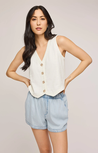 Kyra Vest in White
