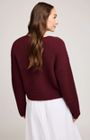 Spencer Knit Sweater in Merlot