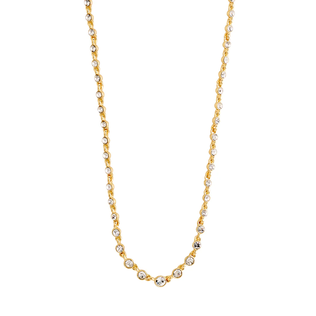 IMOGENE CRYSTAL NECKLACE | GOLD