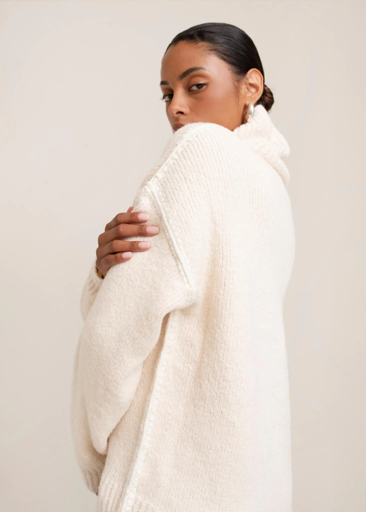 Ari Turtle Neck | Cream