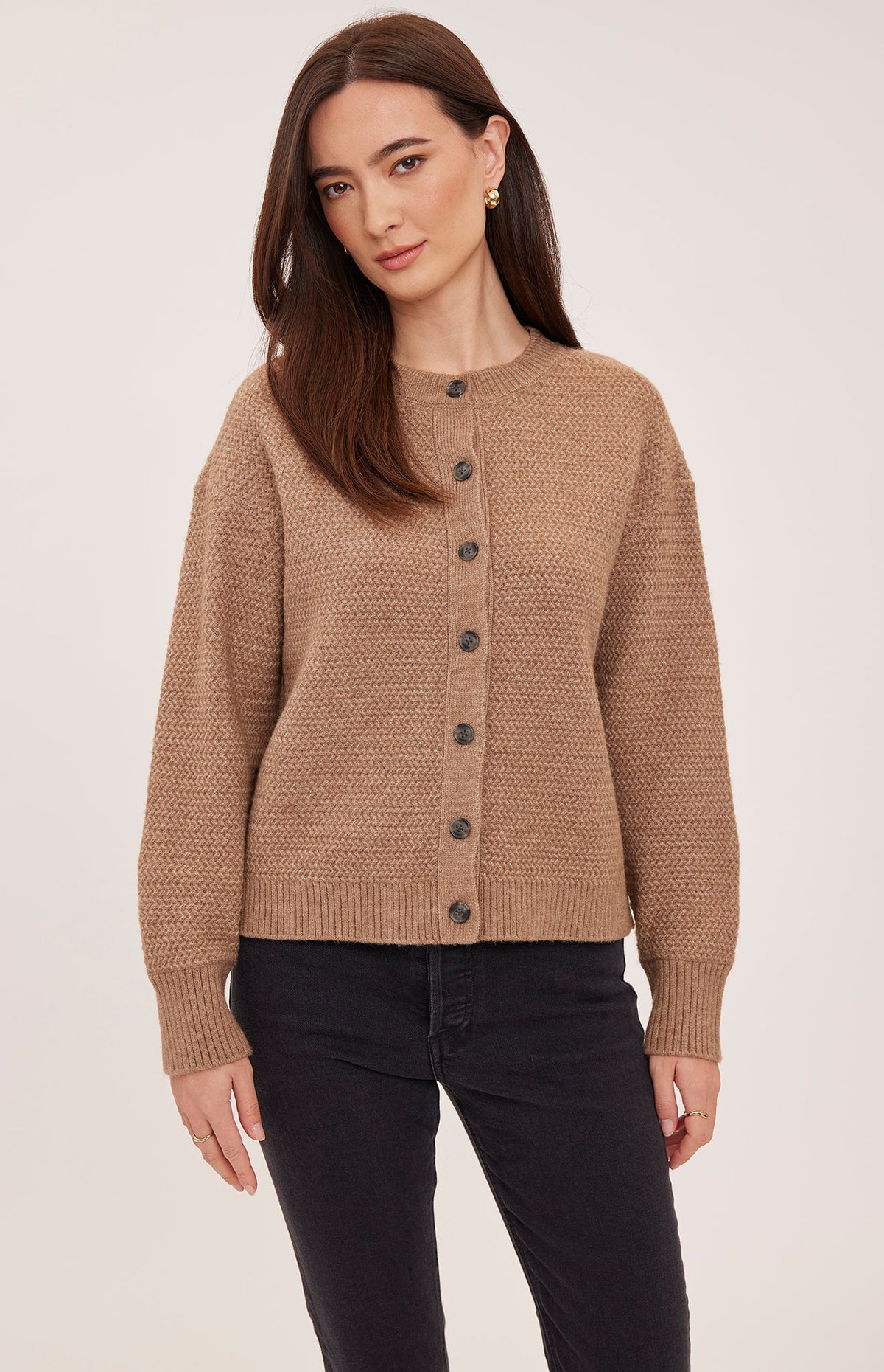 Dixie Cardigan | Heather Latte