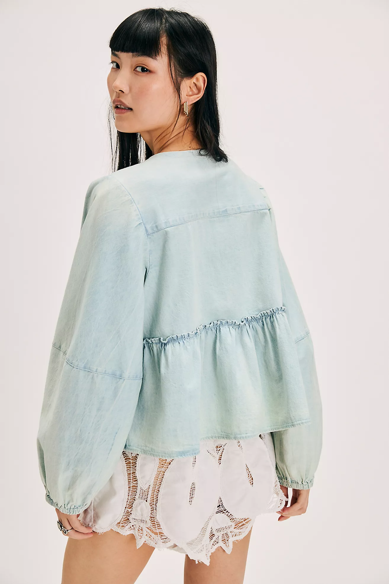 Brunch Babe Denim Blouse