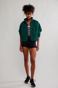 Hit The Slopes Fleece Jacket | Evergreen