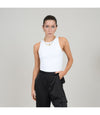 Roxanna Crewneck Bodysuit in White