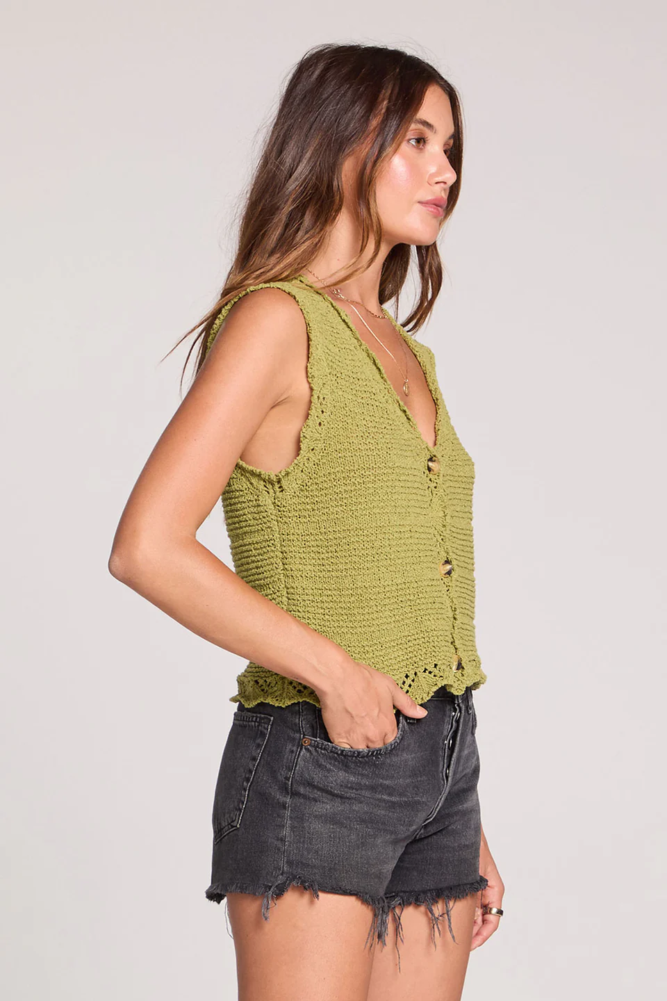 Lissa Sweater Vest | Willow