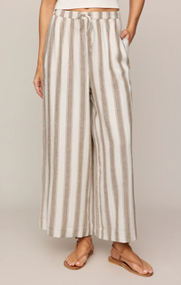 The Perfect Linen Striped Pant