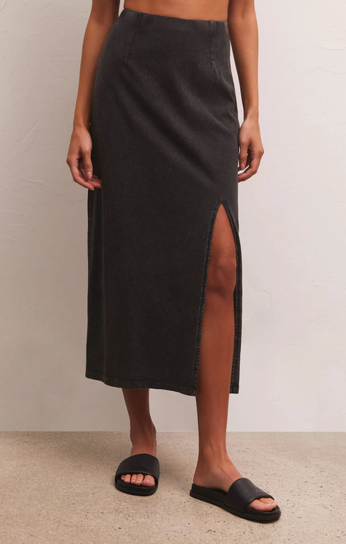 The Shilo Knit Skirt In Black