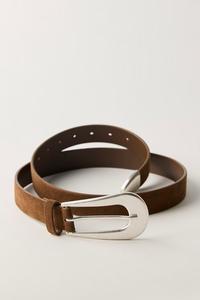 Cannon Suede Belt | Espresso