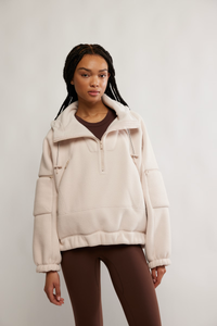 Wild and Free Fleece Pullover in Cashmere