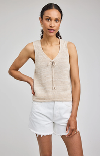 Rebel Knit Tank | Linen