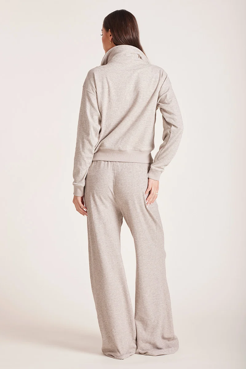 Wide Leg Lounger Pant | light Taupe