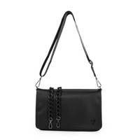 Ritson Vegan Leather Crossbody | Black