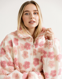 Floral Sherpa Jacket
