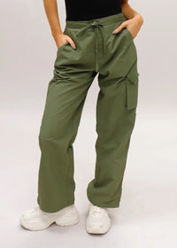 Stacia Cargo Pocket Pant in Olive