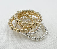 Sterling Silver Bead Stacking Ring | LEAVE ON