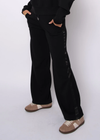 Erika Soft Knit Pant with Satin Trim